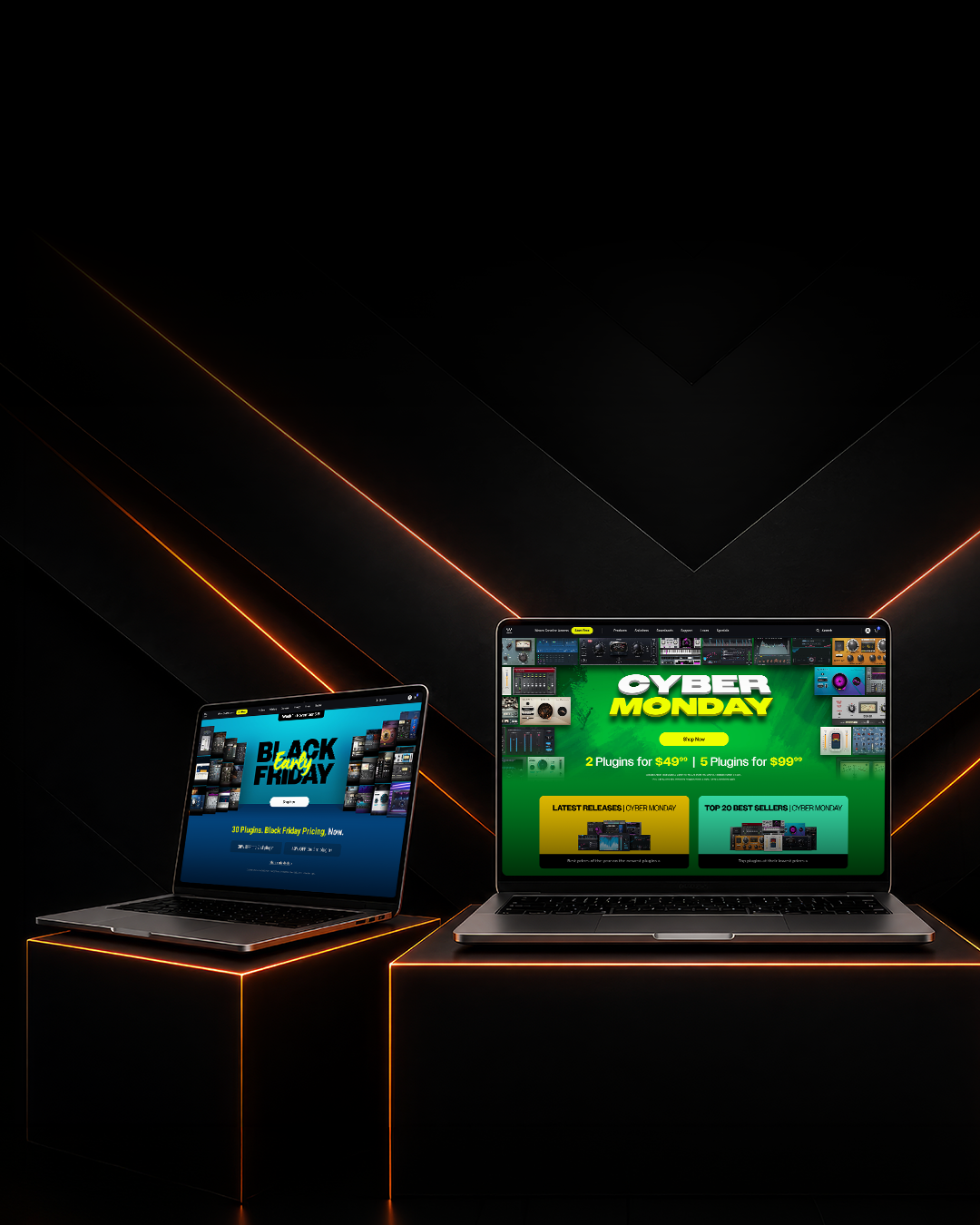Waves Audio early Black Friday to Cyber Monday hero visual, mobile