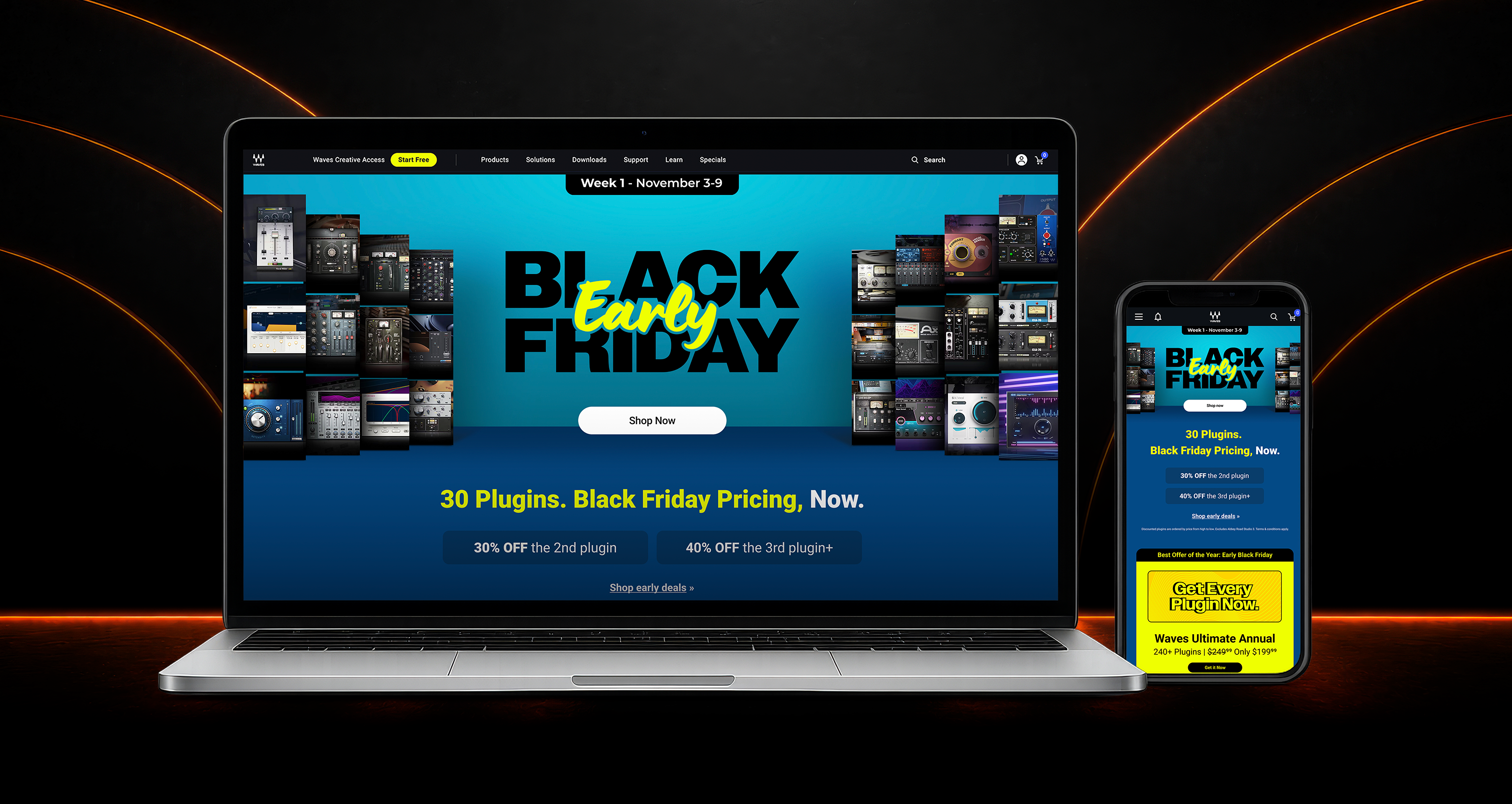 Early Black Friday campaign visual