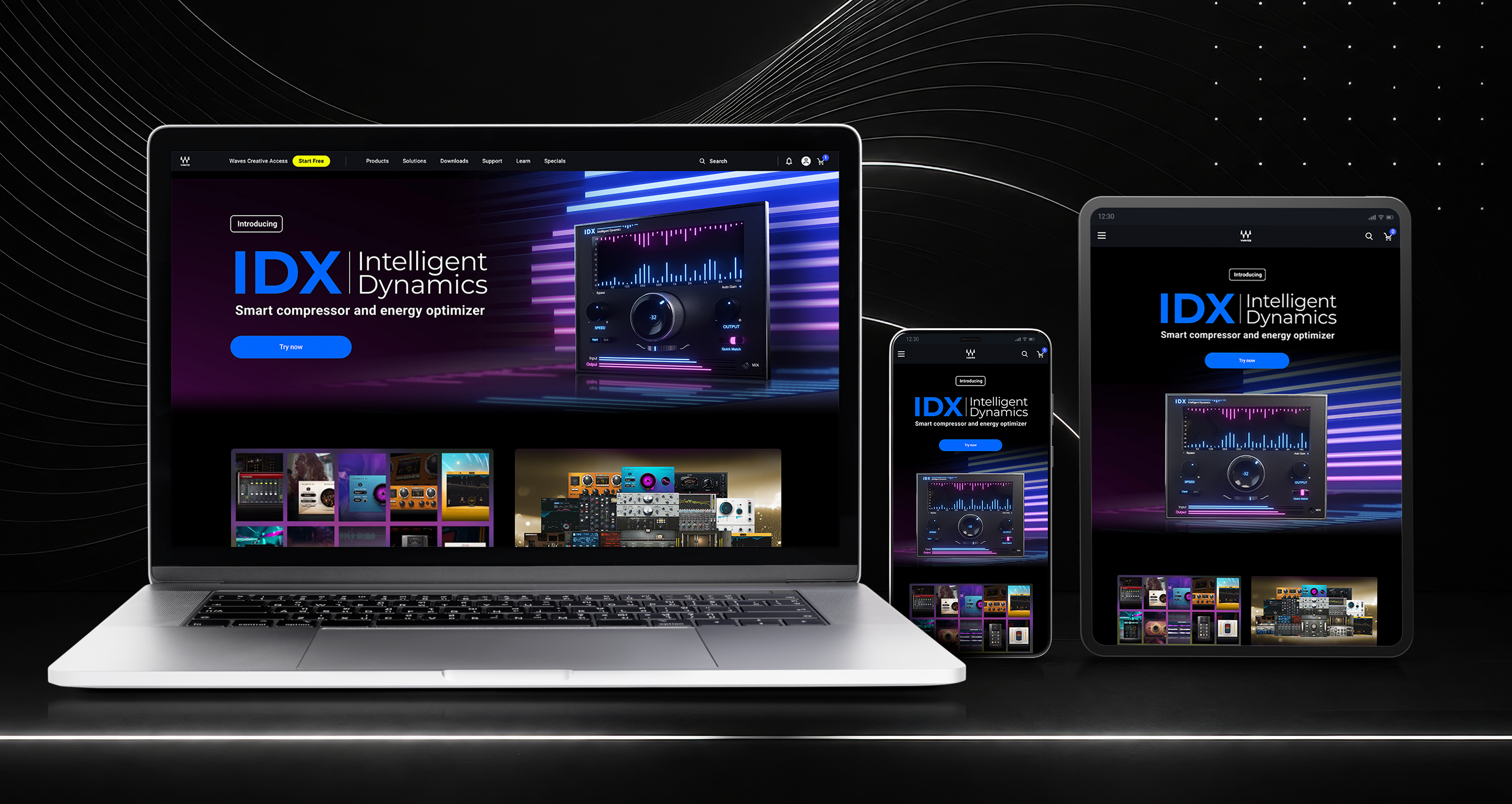 IDX Intelligent Dynamics campaign visual