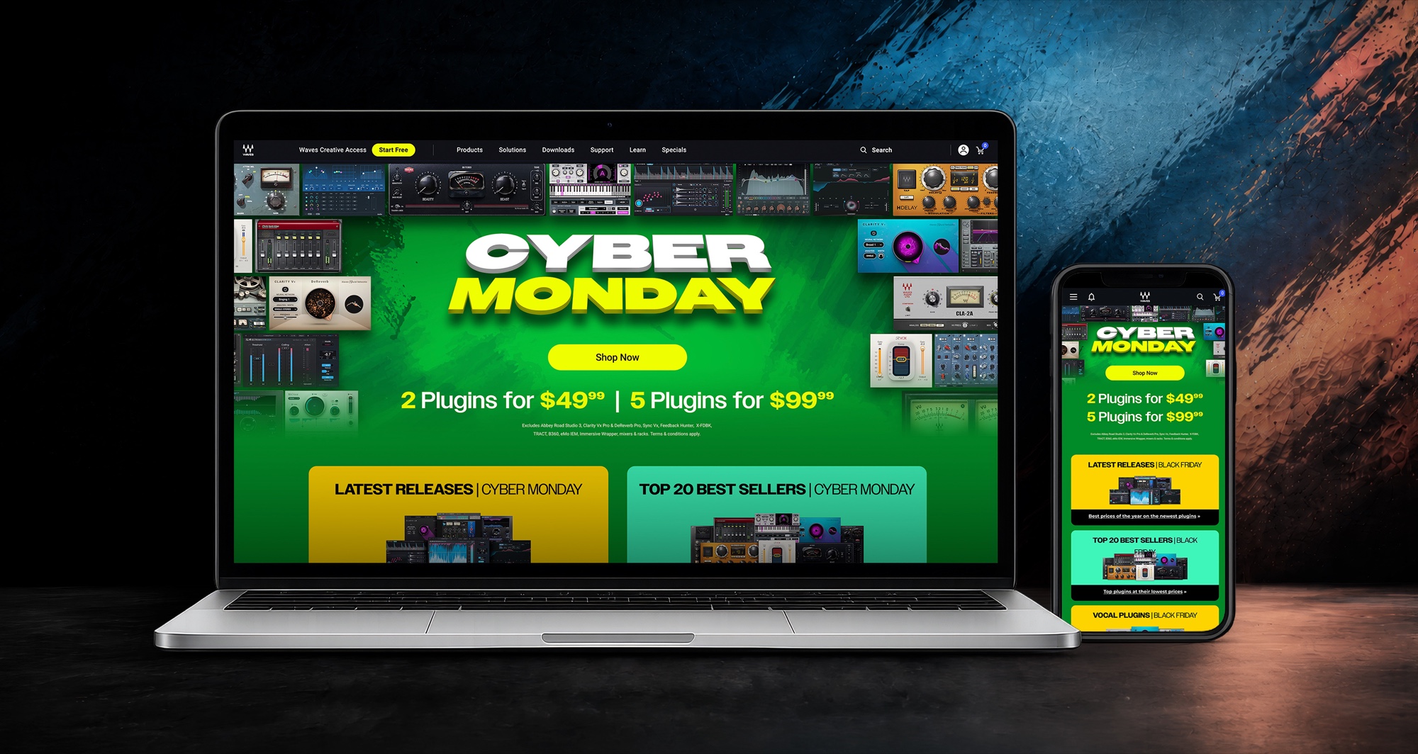 Cyber Monday campaign visual