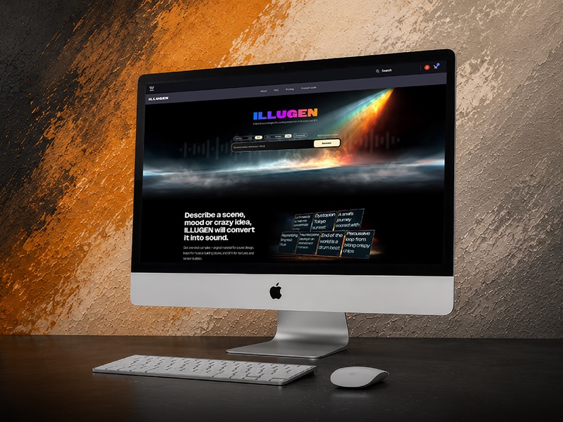 IlluGen Landing Page preview